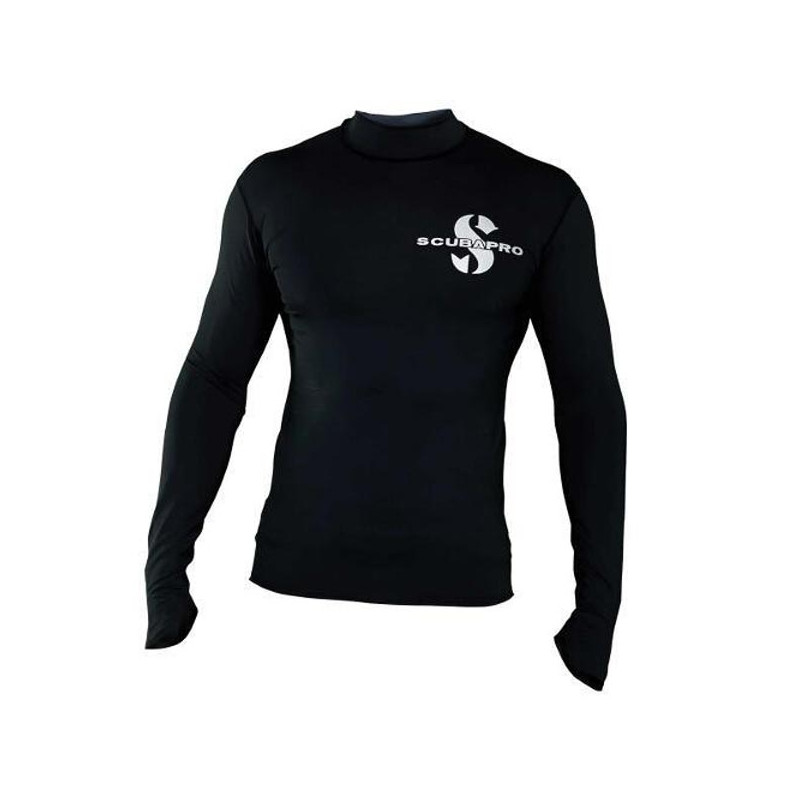 RASH GUARD NOIR SCUBAPRO UPF 50